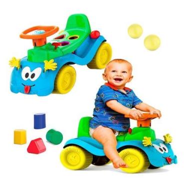 Imagem de Totokinha Bolinha Triciclo Infantil Carrinho Bebe Menino - Cardoso Toy