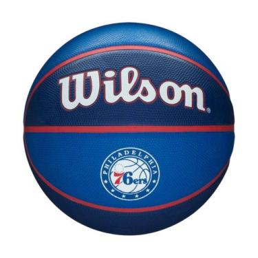 Imagem de Bola de Basquete Wilson NBA 76ers Tributo Tamanho 07 - WTB13