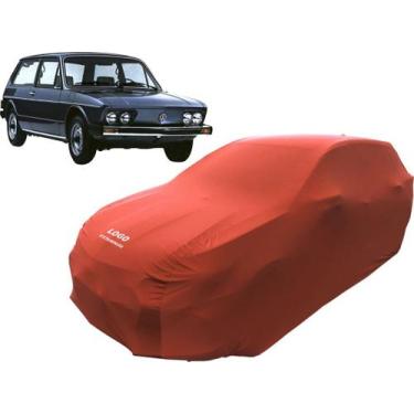 Imagem de Capa Automotiva Volkswagen Brasília Tecido Helanca Lycra - Mz, Vermelh