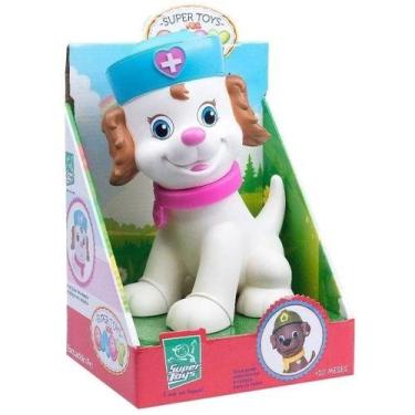 Imagem de Brinquedo Infantil Boneco Patrulha Cachorro Esquadrão Pet - Enfermeira