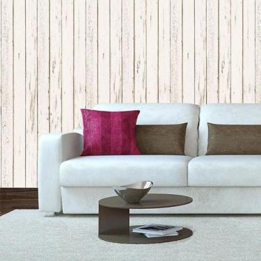 Imagem de Papel De Parede Madeira Tabua Branco Envelhecido Autocolante - LRP
