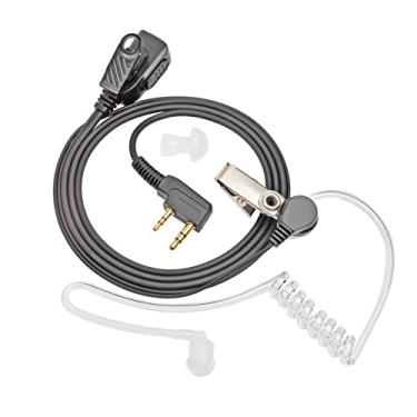 Imagem de HYS Kit de vigilância de fone de ouvido com tubo acústico com microfone PTT Kenwood Baofeng BF-888S UV-5R Retevis H-777 RT22 WOUXUN KG-699 KG-689 Walkie Talkie