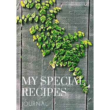 Imagem de My Special Recipes Journal/Family Home Recipe Book/Cookbook To Write In For Men, Women, Son and Doughter 7x10: Blank Recipe Journal Book to Write In ... Personalized Empty Cookbook Gift for Baking