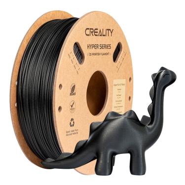 Imagem de Filamento PLA para Impressora 3D Creality Hyper PLA-CF 1 Kg/Rolo 1.75 mm Preto