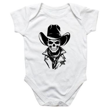 Imagem de Body intantil Caveira Cowboy Face - Alearts, G