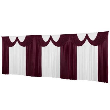 Imagem de Cortina Paris Malha Gel Enfeite Igreja Festas  9 metros - Dennis Confe