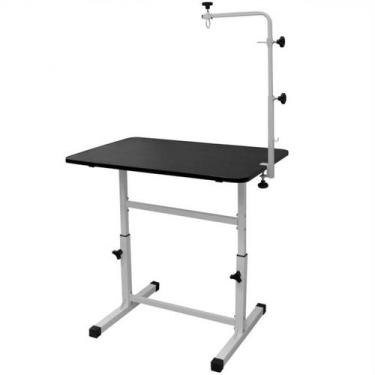 Imagem de Mesa de Tosa Regulável C/ Tampo Emborrachado  Para Pet Shop - Açomix