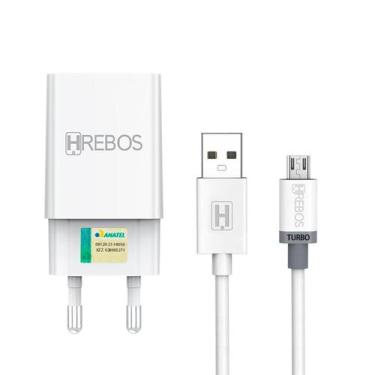 Imagem de Carregador Turbo para LG K4 K8 K10 K11 K12 K40s K22 K30 K31 - Hrebos, 