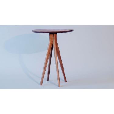 Imagem de Mesa Bar Hill Tampo MDF Cinamomo E Pés Em Madeira Maciça
