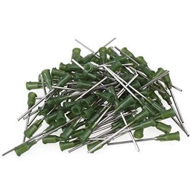 Imagem de BBTCTY Agulhas De Distribuição De Seringas Com Luer Lock 14 Ga X 1,5 Polegadas De Comprimento, Ponta Romba, Interface De Parafuso, Pacote Com 100