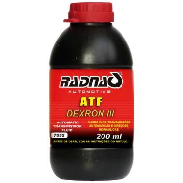 Imagem de Fluido Hidráulico Atf Dexron III Radnaq 200ml RQ7052