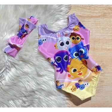 Imagem de Body Maio Suplex Infantil Temático Bolofofos 08 - Joaninha Baby, 06M A