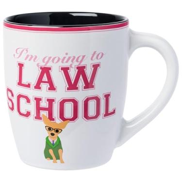 Imagem de Silver Buffalo Legally Blonde Going to Law School Caneca de cerâmica curvada jumbo de 740 ml