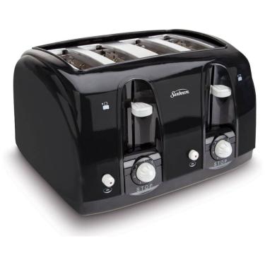 Imagem de Torradeira, com 4 fatias, W, preta, 110v, SUNBEAM 003911 100 000, Preto