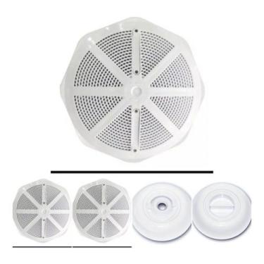 Imagem de Kit Ralo + Dispositivos Pratic Em Abs Encaixe Cano De 50mm - RR PISCIN