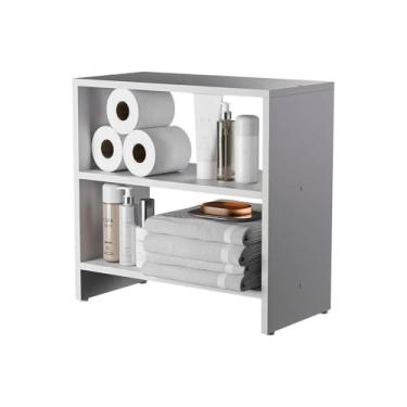 Imagem de Gabinete Armário Organizador para Banheiro 50cm Branco