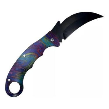Imagem de Karambit Canivete Tático Cabo Fade Defesa Combate Camping - Luatek, Co