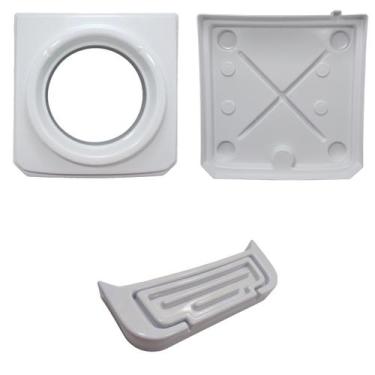 Imagem de Kit Tampa, Base e Pingadeira Branca Bebedouro Galão Natugel