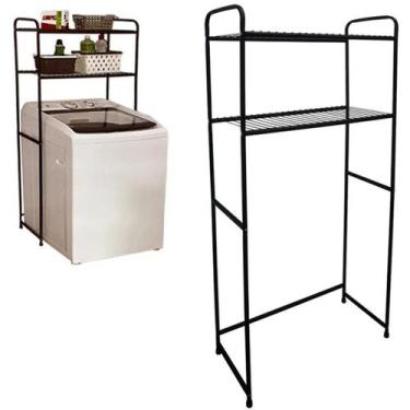 Imagem de Rack Estante Lavanderia Maquina de Lavar Organizaçao Prateleira Aço Ma