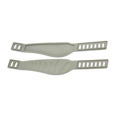 Imagem de Deevoka 2PCs Exercício Bicicleta Pedal Straps Substituição Fácil de instalar Equipamento de fitness de fitness fix bands de serviço pesado para academia de, Cinza