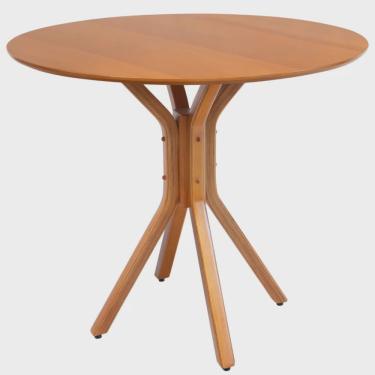 Imagem de Mesa de Jantar Redonda Madeira Maciça Nairobi
