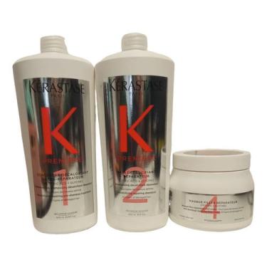 Imagem de Kit Kérastase Premiere Pré Shampoo + Shampoo 1l + Másc 500g