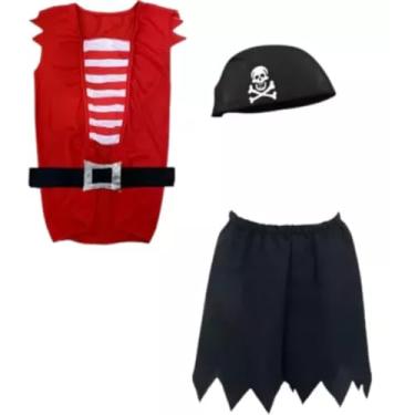Imagem de Fantasia Infantil de Pirata Completa, Carnaval, Festa Fantasia, Halloween