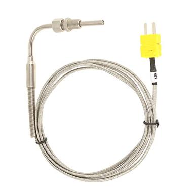 Imagem de Sensor de Temperatura Termopar, Termopar EGT de Resposta Rápida para Sonda de Temperatura de Gases de Escape Com Conector, Resistência a Altas Temperaturas, Permite Formar e Dobrar