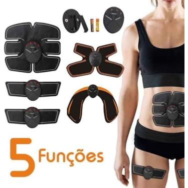 Imagem de Tonificador Muscular 5 Em 1 Abdominal Estimulo Eletrico Abdomen Pernas Bumbum