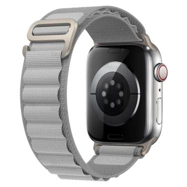 Imagem de Pulseira de Loop Alpino Watch Ultra Serie 9 8 7 SE 6 5 4 3 2 1 Banda de nylon 49mm 45mm 44mm 42mm