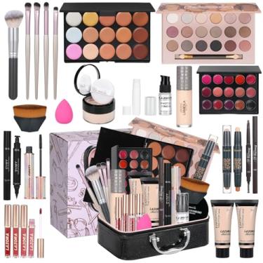 Imagem de All in One Makeup Kit Makeup Kit for Women Full Kit Makeup Set Multipurpose Bundle Holiday Gift Box Essential Starter Bundle Include Full Makeup Kit for Women (Box3)