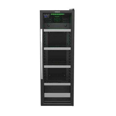 Imagem de Cervejeira Color Light 200 Preto Fosco - Venax, 110V