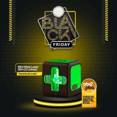 Imagem de Nível Laser 3D 12 Linhas Verde Recarregável + Controle + Bolsa+2 Bater