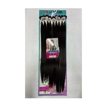 Imagem de Cabelo Liso Angelical Be Unique 100% Bio Fibra 75cm 300g - oem, 4casta