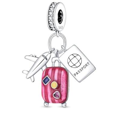 Imagem de Série Esportiva Halteres Badminton Futebol Contas de Pingente Pulseiras Faça Você Mesmo Presentes de Aniversário Joias Finas (PAC291)