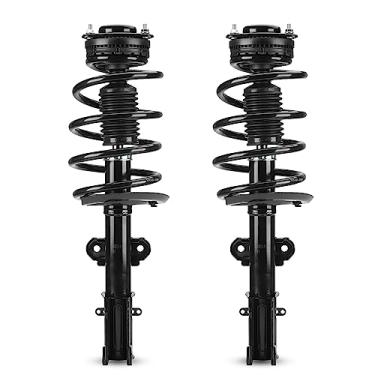 Imagem de Amortecedores dianteiros com molas helicoidais para Dodge Grand Caravan 2008-2019 (Exc. RT/GT), Chrysler Town & Country 2008-2016 (Exc. S), lado esquerdo e direito, substituem os amortecedores para