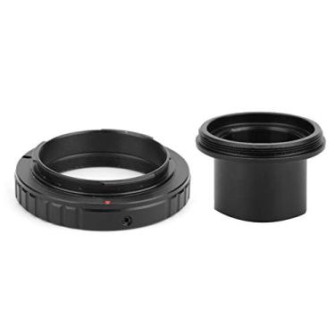 Imagem de Zyyini Adaptador de telescópio, 3,17 cm M42*0,75 anel T telescópio adaptador astronômico de liga de alumínio para ///Minolta/Pentax/ (PK)