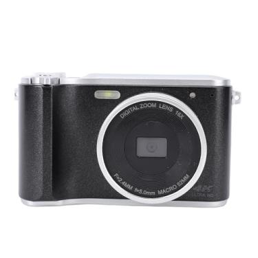 Imagem de Câmera de Fotografia de 64MP VLogging Com Câmera de Fotografia Com Sensor CMOS 4K AutoFocus Compact Com Tela Flip Screen de 3 Polegadas 16x Digital Zoom Anti Shake para Jovens