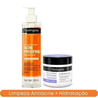 Imagem de Kit Sabonete Acne Proofing Pele Acneica 200ml  + Hidratante Facial Fac