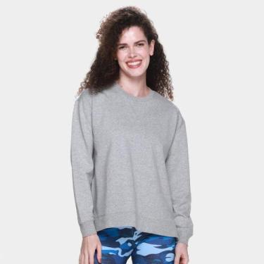 Imagem de Blusão Gonew Oversized Feminino, Mescla, M