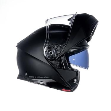 Imagem de Capacete Escamoteavel Com Oculos Solar Interno Bieffe B-Dynamic Classic Preto Fosco - 60