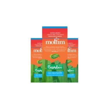 Imagem de Kit c/ 3 Moffim Anti Mofo Desumidificador Closet Roupas 110g