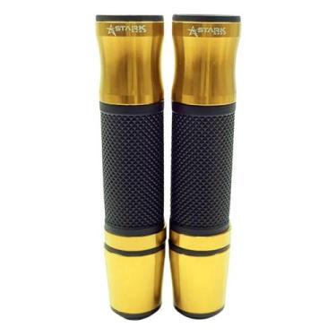 Imagem de Manopla Esportiva Com Peso Luva Punho Stark Race Moto, Dourado