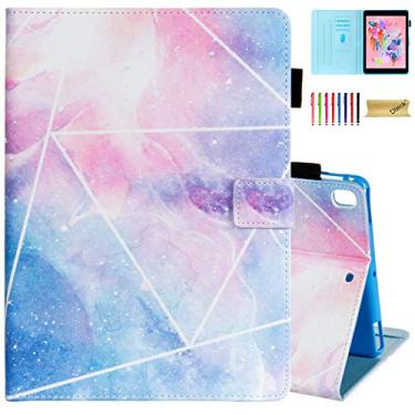 Imagem de Dteck Capa para tablet Apple iPad Pro (9,7 polegadas, versão 2016, modelo A1673 A1674 A1675) - Capa protetora de couro inteligente com ativação automática de hibernação, capa dobrável leve com suporte