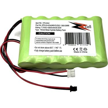 Imagem de ZZcell® Substituição de bateria para DSC Impassa SCW9057 Painel de controle, 6PH-H-4/3A3600-S-D22, sistemas de alarme sem fio ADT e Honeywell 300-03866, Lynx 5100, 5200, 5210, Touch 7000