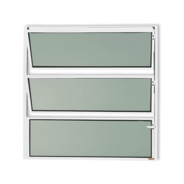 Imagem de Basculante Master Vidro Boreal 60cm X 60cm Brimak Branco