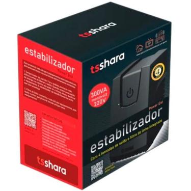 Imagem de Estabilizador Ts Shara Powerest 300va Mono Preto 220V