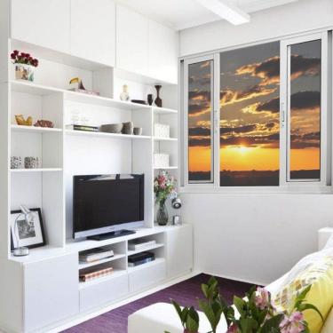 Imagem de Janela De Alumínio De Correr 120X120Cm 4 Folhas Suprema Branco