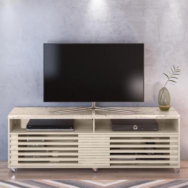 Imagem de Bancada Para Tvs Até 65 Polegadas Rollo Calacata Off-white