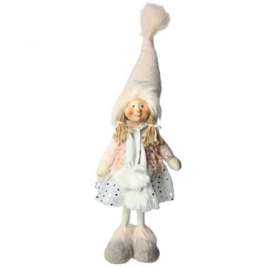 Imagem de Boneca Decorativa Menina Em Pé Rosa 55Cm - Bt1753